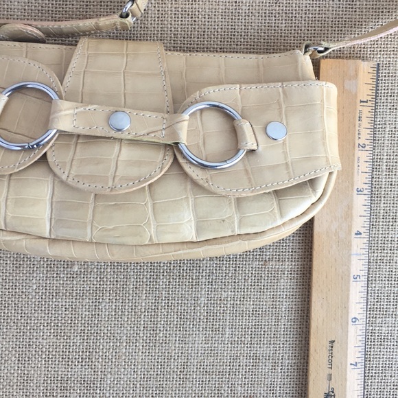 Abaco Croc Embossed Leather Bag - Picture 7 of 8